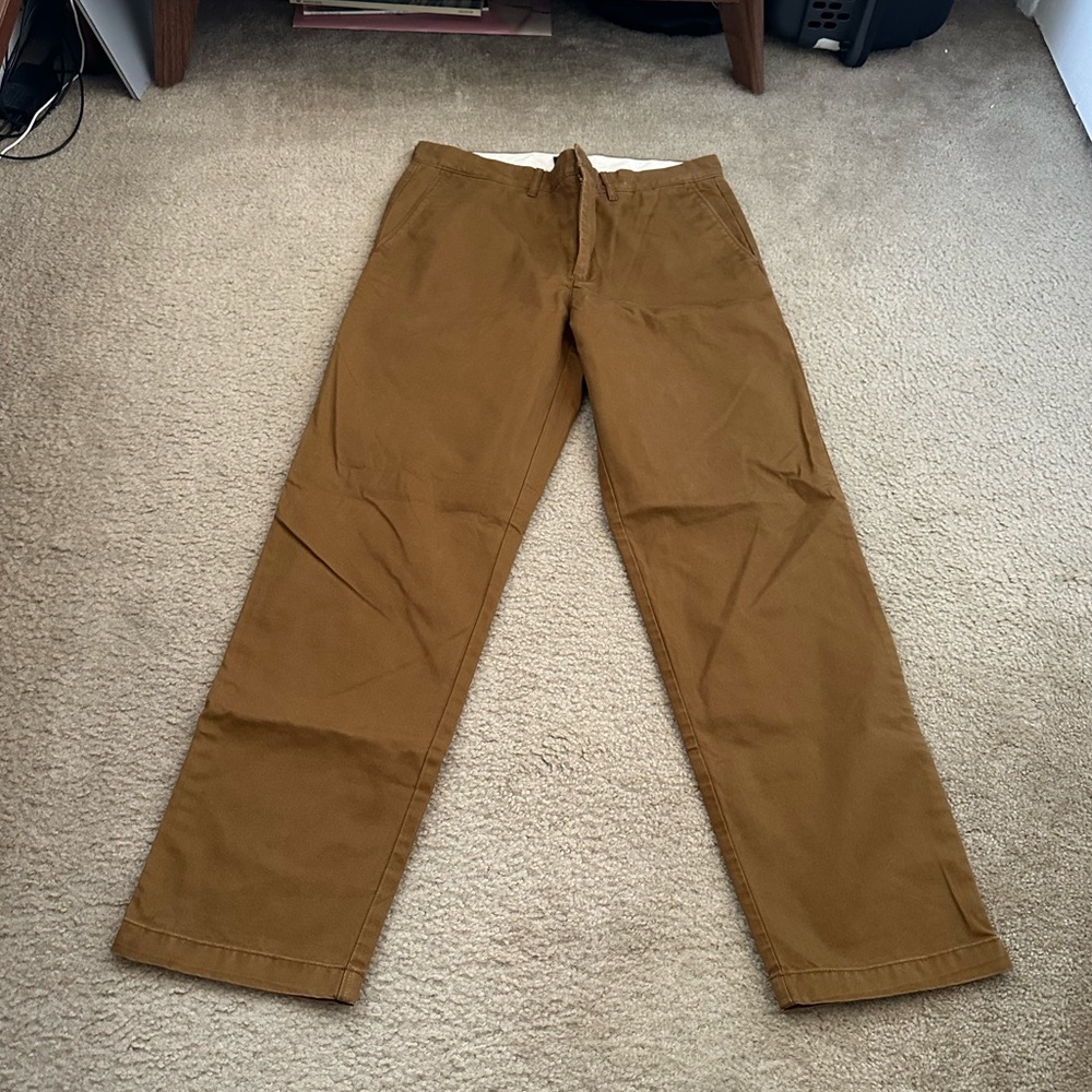 J. Crew Brown Chino Pant in Standard Fit
